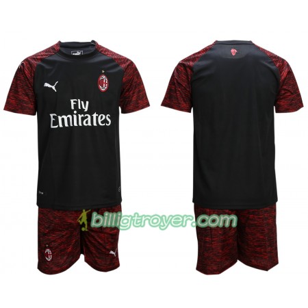 Billige Fotballdrakter AC Milan Barn Tredjedraktsett 2018/19 Kortermet